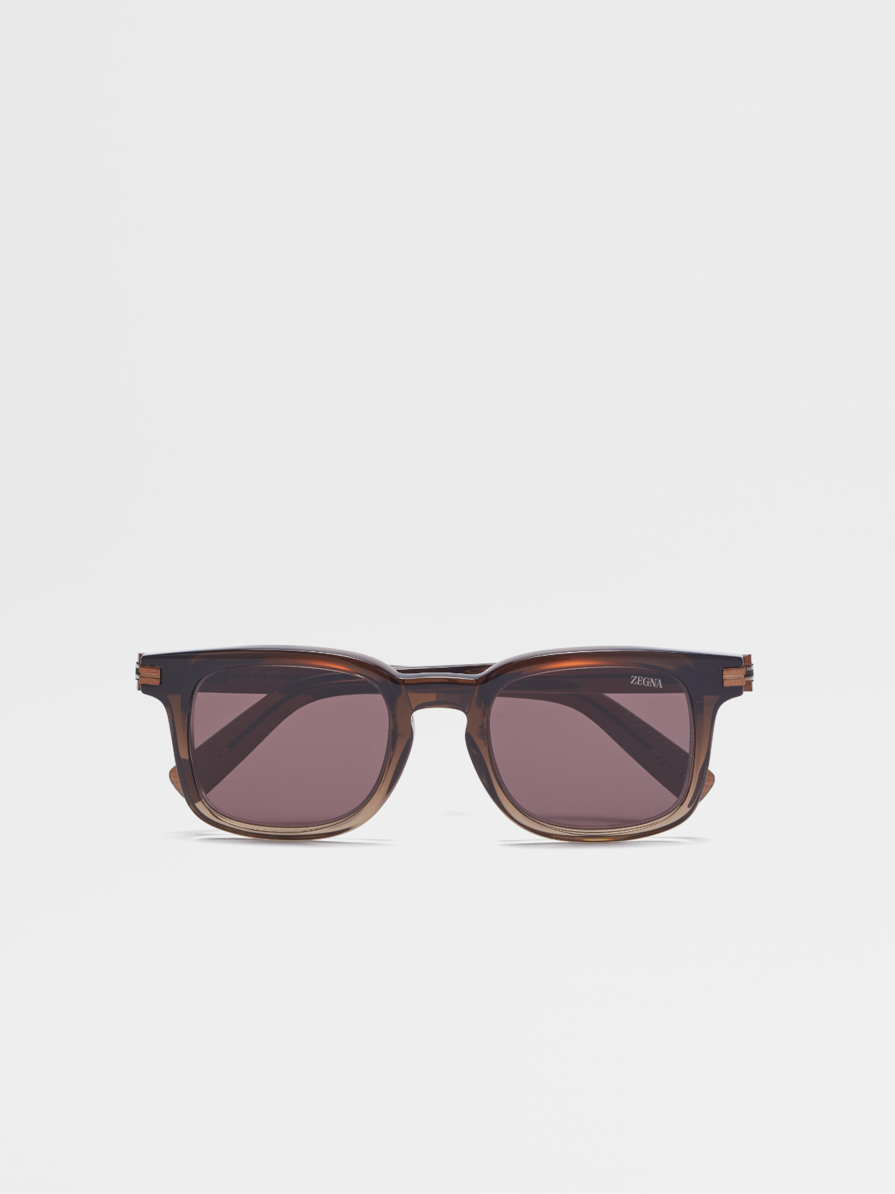 Gradient Brown Acetate Sunglasses